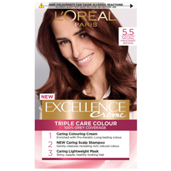 L'Oréal Paris Excellence Crème Permanent Hair Dye (Various Shades) - 5.5 Natural Mahogany Brown precio