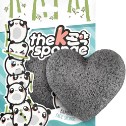 Éponge Cœur K-Sponge The Konjac Sponge Company 12 g – Charbon de bambou características