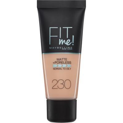 Fit Me! Maybelline Fond de Teint Matte + Poreless 30 ml (différentes teintes disponibles) - 230 Natural Buff