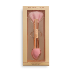 Revolution Conceal & Fix Setting Powder Duo Brush precio