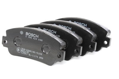 BOSCH Plaquettes De Frein 0 986 424 098 Jeu De Plaquettes De Frein,Jeu de plaquettes de frein, frein à disque FIAT,SEAT,LANCIA,PANDA 141A_,UNO 146A/E