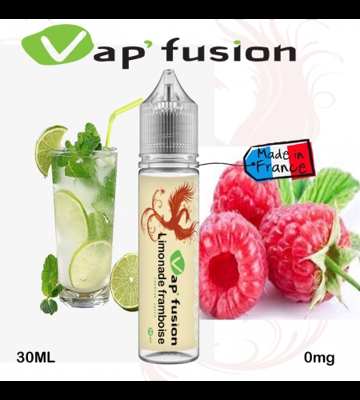 E liquide  Limonade framboise 20ml+ booster nicotine -  Vapfusion