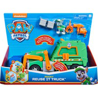 LA PAT'' PATROUILLE – CAMION DE RECYCLAGE DE ROCKY REUSE IT – Camion Jouet avec Figurine de Rocky – 6060259 – Paw Patrol – Jouet Enfant 3 Ans et +, Jeu véhicule en oferta