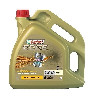 CASTROL Huile moteur EDGE 0W-40 A3/B4 15338F