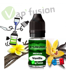 E liquide Vanille 10ml Vapfusion características