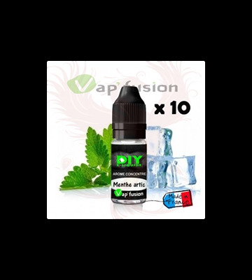 Lot de 10 Menthe artic - arôme concentré - 10ml - diy - Vapfusion