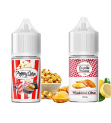 Pack  60 ml  arômes concentrés (2 x 30 ml)  La petite Madeleine et PoppyCorn - 60 ML - Diy - Vapfusion precio