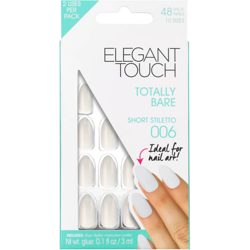 Totally Bare Nails - Short Stiletto 006 de Elegant Touch en oferta