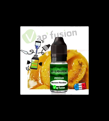 e liquide banane flambée 10ml Vapfusion