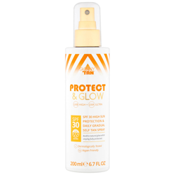 Skinny Tan Protect & Glow Milk Spray SPF30 200ml en oferta