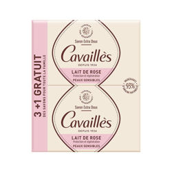 Rogé Cavaillès savon surgras extra-doux lait de rose características