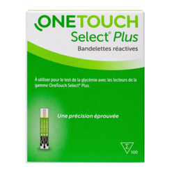 OneTouch Select Plus Bandelettes réactives características