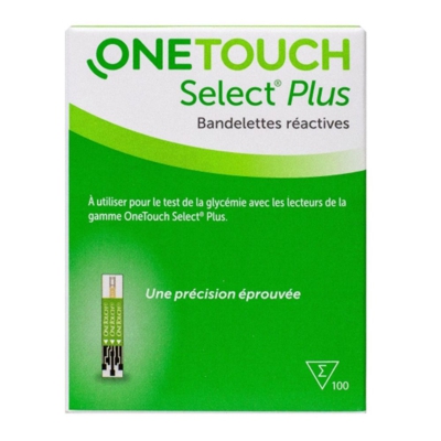 OneTouch Select Plus Bandelettes réactives