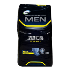 Tena® Men Level 2 Protections absorbantes anatomiques características