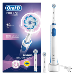 Oral-B Pro 570 Sensi Ultra Thin Electric Toothbrush características