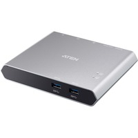 Commutateur de station d''accueil 2 ports USB-C Gen 1 avec transfert de l’alimentation