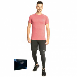 JELEX Sportinator Hommes Ensemble de fitness 3 pièces bordeaux-noir características