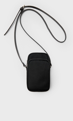 Stradivarius Housse Smartphone En Tissu Noir 103