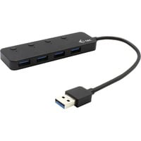 USB 3.0 Metal HUB 4 Port with individual On/Off Switches, Hub USB precio