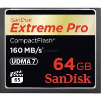 Extreme PRO CompactFlash 64 Go, Carte mémoire características