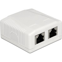 86197 prise de courant 2 x RJ-45 Blanc, Module