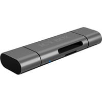 IB-CR200-C lecteur de carte mémoire USB 2.0 Anthracite precio