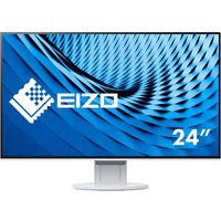 FlexScan EV2451-WT LED display 60,5 cm (23.8") 1920 x 1080 pixels Full HD Blanc, Moniteur LED