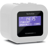 TECHNIRADIO 40 Personnel Numérique Blanc, Radio-réveil en oferta