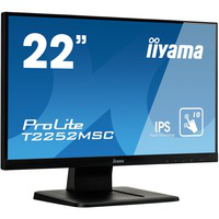 ProLite T2252MSC-B1 moniteur à écran tactile 54,6 cm (21.5") 1920 x 1080 pixels Plusieurs pressions Noir, Moniteur LED características