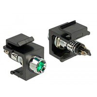 86456 connecteur de fils Keystone LED Noir, Vert, Acier inoxydable, Module de Keystone en oferta