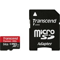 TS64GUSDU1 mémoire flash 64 Go MicroSDXC MLC Classe 10, Carte mémoire