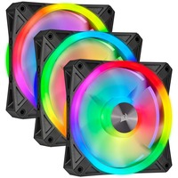 iCUE QL120 RGB PWM Tripple Fan Kit with Lighting Node CORE case fan, Ventilateur de boîtier