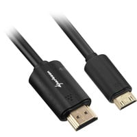 1m, HDMI/Mini HDMI câble HDMI HDMI Type A (Standard) HDMI Type C (Mini) Noir, Adaptateur precio