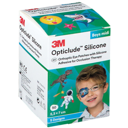 3M™ Opticlude™ Silicone Boys Midi 5,3 x 7,0 cm características