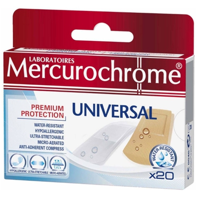 Mercurochrome® Universal Pansements Premium Protection