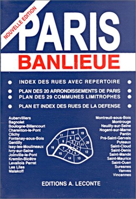 Plan de ville : Paris banlieue