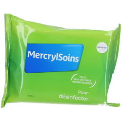 Mercryl Soins Lingettes antiseptique en oferta