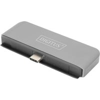 DA-70893 hub & concentrateur USB 3.2 Gen 1 (3.1 Gen 1) Type-C 5000 Mbit/s Gris, Station d''accueil características