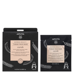 APIVITA Express Beauty Black Tissue Face Mask Detox and Purifying with Carob 20ml en oferta