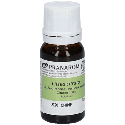 Pranarôm Huile Essentielle Litsée citronnée Bio