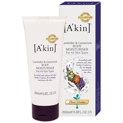 A'Kin Lavande & Géranium Body Moist (200ml)