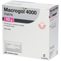 Macrogol 4000 Mylan 10 g características