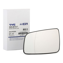 TYC Miroir De Rétroviseur 325-0014-1 Glace Retroviseur,Verre De Rétroviseur OPEL,ASTRA G Fastback F48_, F08_,ASTRA G Coupé F07_,ASTRA G Sedán F69_ características