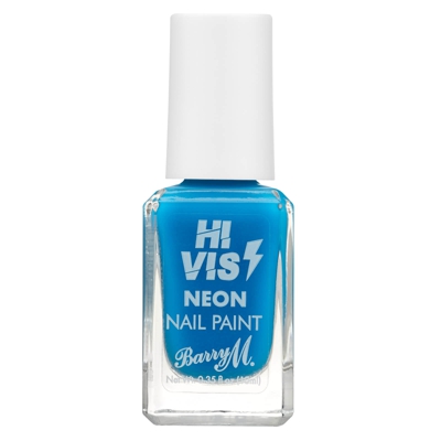 Barry M Cosmetics Hi Vis Nail Paint (Various Shades) - Blue Shock