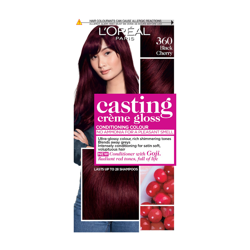 L'Oréal Paris Casting Crème Gloss Semi-Permanent Hair Dye (Various Shades) - 360 Black Cherry características