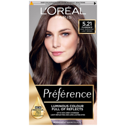 L'Oréal Paris Préférence Infinia Hair Dye (Various Shades) - 5.21 Sofia Cool Iridescent Light Brown características