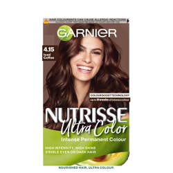 Garnier Nutrisse Permanent Hair Dye (Various Shades) - 4.15 Ultra Iced Coffee Brown precio