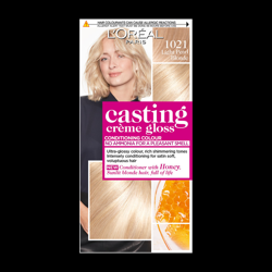 L'Oréal Paris Casting Crème Gloss Semi-Permanent Hair Dye (Various Shades) - 1021 Light Pearl Blonde características