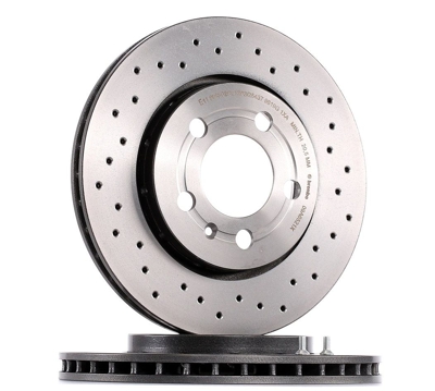 BREMBO Disques De Frein VW,AUDI,SKODA 09.A652.1X 8L0615601,8N0615601B,8L0615601 Frein à Disque,Disque de frein 8N0615601B,8L0615601,8N0615601B