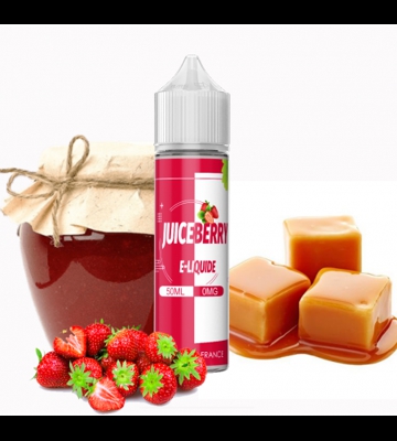 E-liquide Juice Berry 50 ml  50/50 PG/VG confiture de fraise & caramel